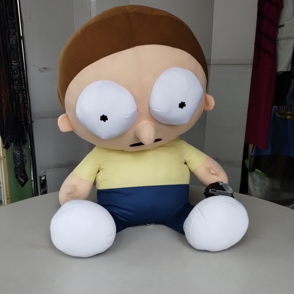 Rick & Morty Toy Factory Adult Swim Morty Plush Toy 20" Fan Merch